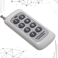 433mhz DC 12V 10A 8 canaux télécommande sans fil interrupteur émetteur et récepteur universel moteur lumière porte fenêtre contrôle