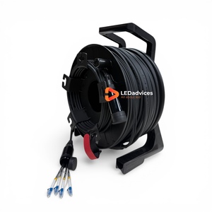 สายไฟเบอร์ออปติกแบบหุ้มเกราะ 8.0 มม. 4 คอร์ รุ่น G657.A1  พร้อมปลอกหุ้ม TPU เสริมแรงด้วยเคฟลาร์ สำหรับงานหนัก เหมาะสำหรับระบบ <span class=keywords><strong>AV</strong></span> ผนัง LED บนเวที - Product Image 3