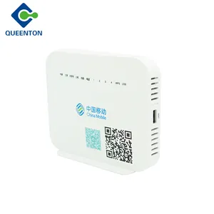 Lebih Murah ONU ONT G-140W-MD/ME/MF GPON /EPON/XPON fiber optik melengkapi 1GE + 3TEL + 1USB + WiFi peralatan jaringan optik