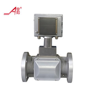 24VDC + 3.6V tipe turbin flens baterai pengukur aliran Gas meteran aliran Gas alami ultrasonik efisiensi tinggi LCD OEM dapat disesuaikan - Product Image 2