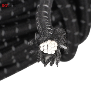Custom Uhmwpe Shock Reflective <span class=keywords><strong>Cord</strong></span> 2 mm 3mm 4mm Resistente a la abrasión Ácido Anti UV Bungee Dyneemas UHMWPE Cuerda elástica reflectante - Product Image 6