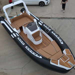 Bote Inflable de 7.6m, Bote de Lujo con Casco Semirrígido 760, Botes Inflables Económicos - Product Image 1