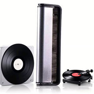 Cepillo de Limpieza de Discos de Vinilo de Fibra de Carbono y Aleación de Aluminio Personalizado, Antiestático, Eliminador de Polvo para Tocadiscos LP - Product Image 4
