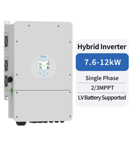 Inversor de Cadena Monofásico Deye SUN-(7.6-12)K-SG02LP1-EU-AM2-P, Nuevo Modelo de Inversor Solar Híbrido Conectado <span class=keywords><strong>a</strong></span> la Red, 8KW 10KW 12KW - Product Image 1