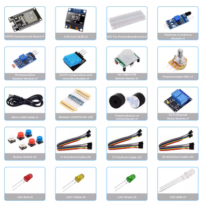 ชุดอุปกรณ์สำหรับ ESP32 ESP-32S บอร์ดพัฒนา WiFi ชุดการเรียนรู้พื้นฐานสำหรับการทดลองทำด้วยตัวเองพร้อมการสอน - Product Image 2