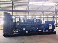Groupe électrogène diesel Yuchai 1200 kW refroidi par eau, démarrage électrique 24 V CC, type silencieux, châssis ouvert, ATS à distance, 1800 tr/min