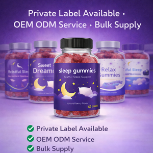 60 gommes à la mélatonine pour adultes, <span class=keywords><strong>aide</strong></span> au sommeil nocturne, favorise un sommeil profond, riche en vitamine B6, produit sain - Product Image 2