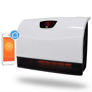 Radiateur soufflant horizontal intelligent à quartz 1500W avec télécommande et contrôle tactile pour hôtels, maisons et usage commercial - Product Image 1