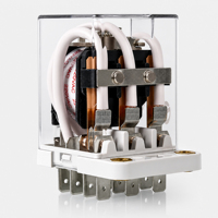 Relais de puissance à courant élevé 40A JQX-38F, AC/DC 12-380V, contacts en argent, longue durée de vie, parfait pour les panneaux de commande et les systèmes énergétiques