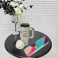 Tasse isotherme à poignée pour voiture, en acier inoxydable 304, grande capacité, isolation froid, avec tube d'aspiration, pour crème glacée – Meilleure vente