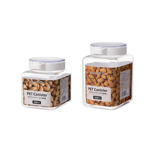 SHIMOYAMA 900ml contenedores sellados transparentes para alimentos herméticos con tapas para tarros de contenedores de almacenamiento de despensa - Product Image 6