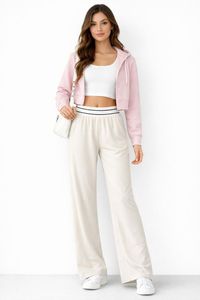 Pantaloni comodi e dal taglio ampio con cintura larga e gamba dritta — Pantaloni sportivi traspiranti per la corsa - Product Image 3