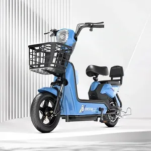 Bicicleta Eléctrica de Dos Plazas de Alta Calidad y Durabilidad, Motor Trasero de 500W, 48V 13AH, Largo Alcance, 3 Velocidades, 50km, Bicicleta Eléctrica Urbana para Adultos - Product Image 2