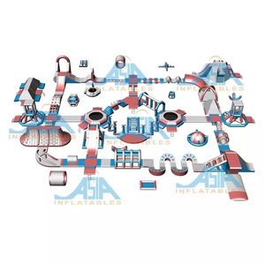 Certifié TUV Gonflable pour Aqua Park Games Flottant Water Obstacle Course Fabricant - Product Image 2