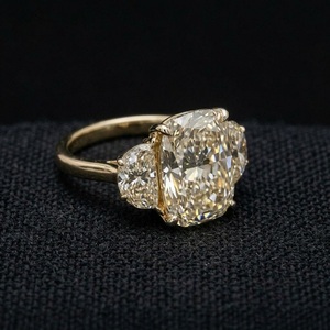 Premium yellow gold <b>ring</b> elegant wedding band simple design bright finish daily wear jewelry gift for timeless style - Product Image 3