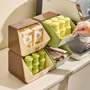 Simple Student Dormitory Desktop Storage Box Cosmetics Organizer with <b>Drawers</b> for <b>Small</b> Spaces Office and Home - Product Image 1