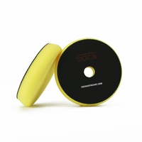 6 Inch Geel Platte Roterende Schuim Buffing Pad Dual Action Foam Auto Polijsten Spons Pad