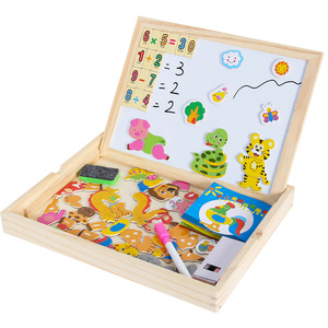 2020 nuevos rompecabezas magnético tablero de dibujo promoción Juguetes Educativos de madera rompecabezas de animales para niños - Product Image 2