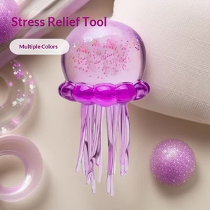Cross-border Jellyfish-shaped Ice-Cube Popsicle TPR Rubber Maltose Squishy Slow-Rebound Stress-Relief Toy Squeeze-and-Press Ball - Product Image 3