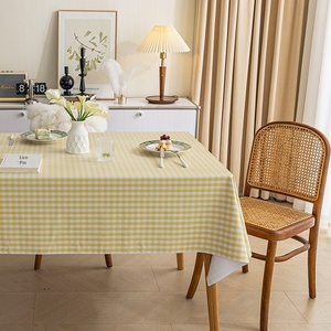 Modern yeni baskılı ekose PVC masa örtüsü su geçirmez yağ geçirmez yemek masası bez ilham dokuma yıkanabilir sehpa yastık - Product Image 6