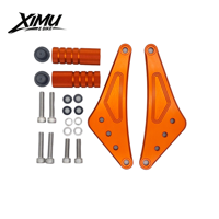 Repose-pieds avant exclusifs XIMU en alliage d'aluminium CNC pour passager, idéaux pour les motos Light Bee - Accessoires moto