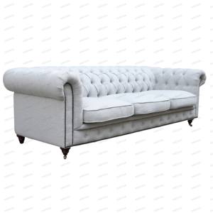 चेस्टरफील्ड अमेरिकी रेट्रो सोफा, उच्च अंत कपड़े, लिविंग रूम स्टडी स्टूडियो के लिए उपयुक्त, घर के उपयोग के लिए स्टाइलिश आराम सोफा - Product Image 4