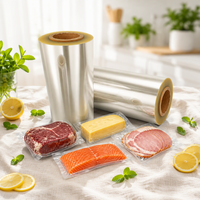 Film Élastique BOPE LGA Personnalisé, Laminé Doux, Qualité Alimentaire, Transparent, Étanche à l'Eau et à l'Humidité, Scellage Sous Vide pour Snacks
