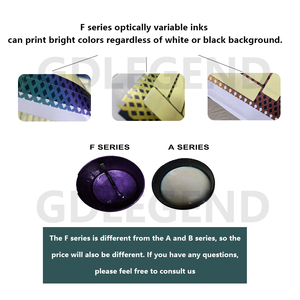 Gdlegend quang biến mực đồng để màu xanh lá cây vàng để màu xanh lá cây mực dung môi màu sắc thay đổi màn hình in ấn an ninh mực F12 - Product Image 6