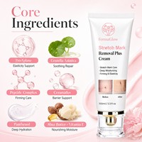 Crème Bio au Beurre de Karité Fermenté et Vitamine E pour l'Élimination des Cicatrices Corporelles, Lissante, Raffermissante et Anti-Vergetures Post-partum