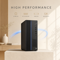 PC Desktop Komersial Baru Zhaoxin KX-U6780A 8 Core 2.7GHz 16GB DDR4 512GB M.2 NVMe SSD LCD Bisnis