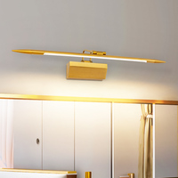 Nordique moderne 12W 570mm Liner Led miroir applique murale maison hôtel salle de bain Led applique murale