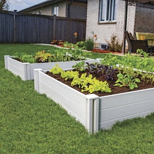 Fentech 4x4 Lits de jardin surélevés en vinyle pour fleurs, vente en gros - Product Image 1