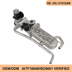 Ensemble de refroidisseur de soupape <span class=keywords><strong>EGR</strong></span> Wanray pour <span class=keywords><strong>Golf</strong></span> MK6 Passat B7 A3 2.0 TDI CFFA, pièce de rechange pour échappement 03L131512AN 03L131512DP - Product Image 1