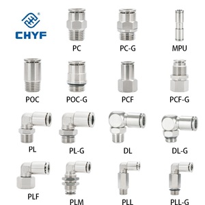 Raccordo Pneumatico a Innesto Rapido in Ottone Resistente alla Corrosione Serie <span class=keywords><strong>TKC</strong></span> per Tubi dell'Aria - Product Image 1