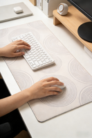 Tapis de souris personnalisé rembourré de haute qualité Tigerwings, sublimation, vente en gros