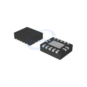 Circuit intégré IC 14 VFQFN à contacts apparents en stock, inverseur IC 6 canaux 1 entrée 14DHVQFN logique 74HCT14BQ-Q100115 - Product Image 1