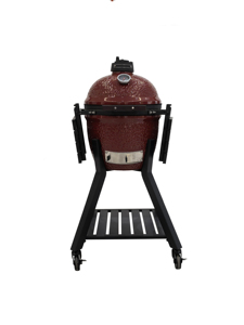Parrilla Kamado de Cerámica de 16, 22 y 28 Pulgadas, Ahumador de Carbón para Exteriores, <span class=keywords><strong>Asador</strong></span> de Carbón para Cocinar en el Jardín - Product Image 5