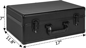 Étui de rangement pour cartes en alliage d'aluminium compatible avec plus de 150 plaques de cartes - Étui pour cartes de sport compatible avec CSG, BGS - Product Image 3