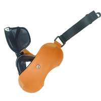 Étui de rangement portable pour lunettes avec sangle de cou, personnalisable avec logo, pour vente en gros de mode