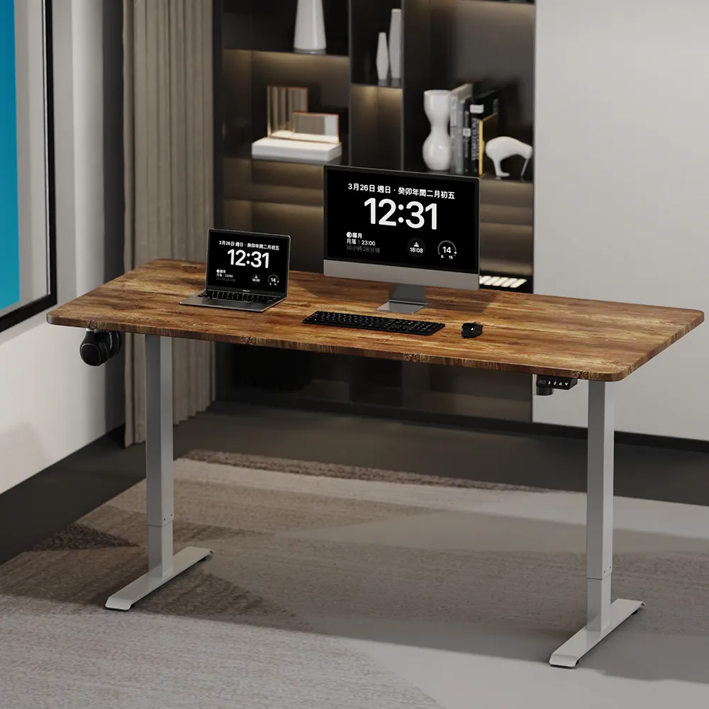 NBHY, escritorio de oficina en casa, marco de escritorio ajustable en altura eléctrica a la venta con personalizable