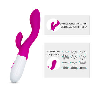 MELO USB yeniden şarj edilebilir çift titreşim tavşan yapay penis vibratör G Spot masaj vajinal klitoris kedi stimülatörü seks oyuncakları kadın için - Product Image 2
