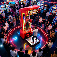 Machine de boxe interactive, machine de kick-boxing, machine d'arcade de boxe, machine de jeu de boxe à fort impact pour l'amusement de rue et les entreprises
