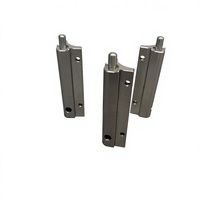 Base de montage de cylindre en acier inoxydable usinée par CNC sur mesure - Perçage de précision, support de composant pneumatique pour l'industrie