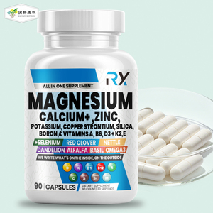 Complément de Soutien au Sommeil : Calcium, Magnésium et Zinc, Glycinate de Magnésium, Malate, Vitamines <span class=keywords><strong>B6</strong></span> – Fabricant avec 500 mg - Product Image 1