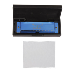IRIN 10-Hole <span class=keywords><strong>Blues</strong></span> Harmonica 20-Note Instrumento para niños Principiantes Pronunciación cromática Instrumento de juego de aprendizaje fácil - Product Image 2