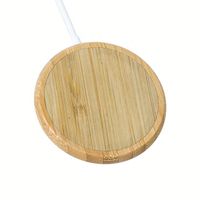 Chargeur magnétique Carregador Cargadores en bois 15W, chargeur de téléphone portable sans fil rapide en bois