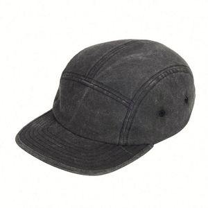 5-Piece <b>Flat</b> Washed Canvas Baseball High-Quality Flip Brow Camping Hat for <b>Men</b> Women Street Trendy Outdoor <b>Cap</b> Hip Hop - Product Image 4