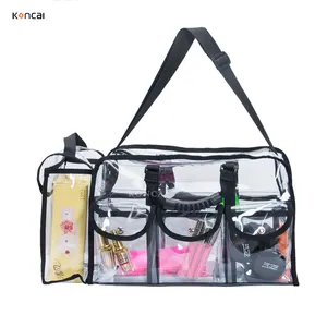 FAMA factory Transparent High Quality Accessories Cheap Wholesale Cosmetic Promotional Bag Lady Vinyl Bag