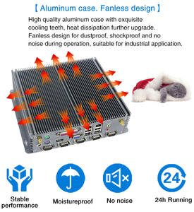 <span class=keywords><strong>Iwill</strong></span> All aluminio diseño sin ventilador ordenador industrial Puerto LPT para Linux - Product Image 5