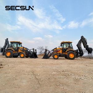 Secsun 2.5 Ton Gelede Retroexcavadora Graafmachine Lader 4X4 Graaflaadmachine Met Graafmachine - Product Image 6